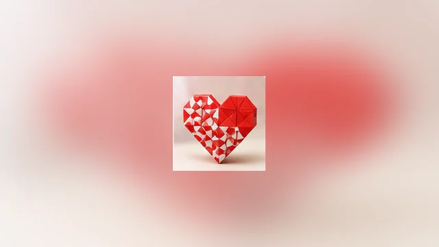 Origami Cœur 3D modulaire