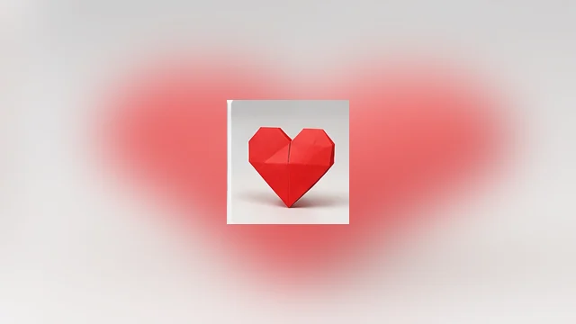 Origami Cœur classique