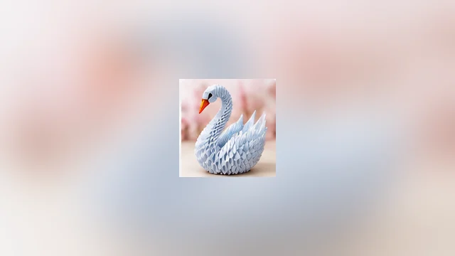 Origami Cygne modulaire