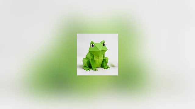 Origami Grenouille sauteuse