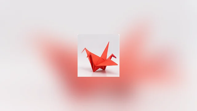 Origami Grue japonaise