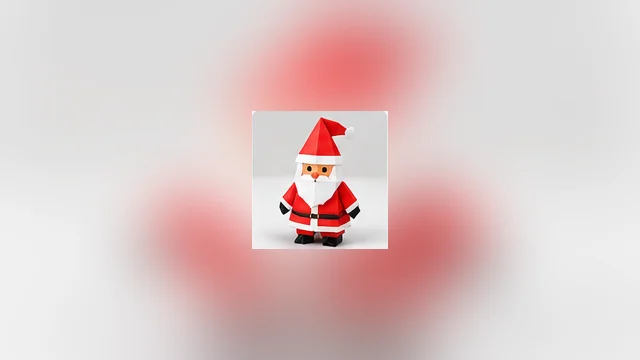 Origami Père Noël
