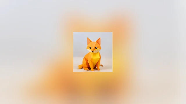 Origami Renard