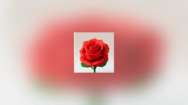Origami Rose