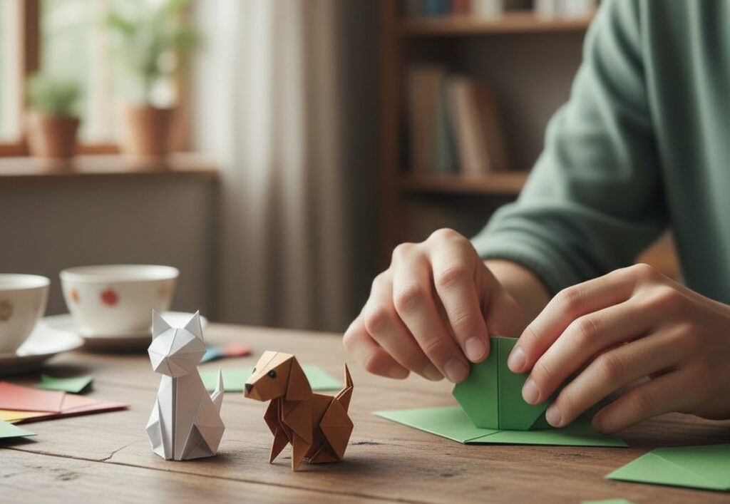 Origami Boîte avec couvercle